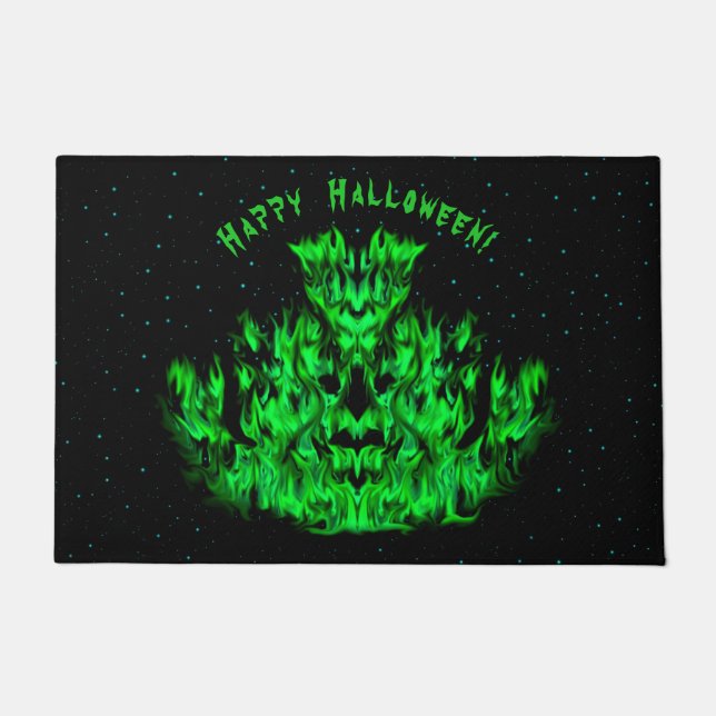 Tapete Monstro da Chama no céu estrelado (Frente)