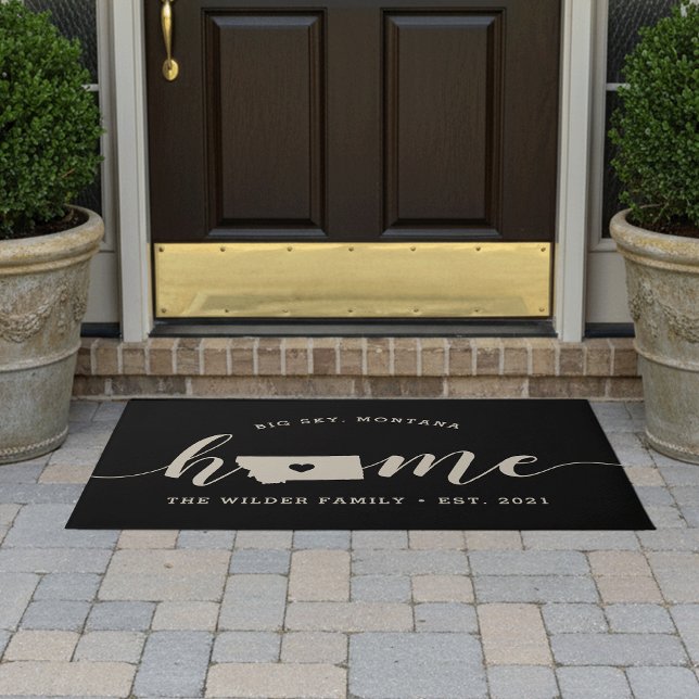 Tapete Montana Home State Personalizado (Criador carregado)