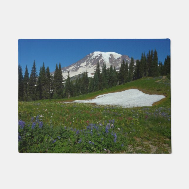 Tapete Monte Rainier, Flores Silvestres e Neve (Frente)