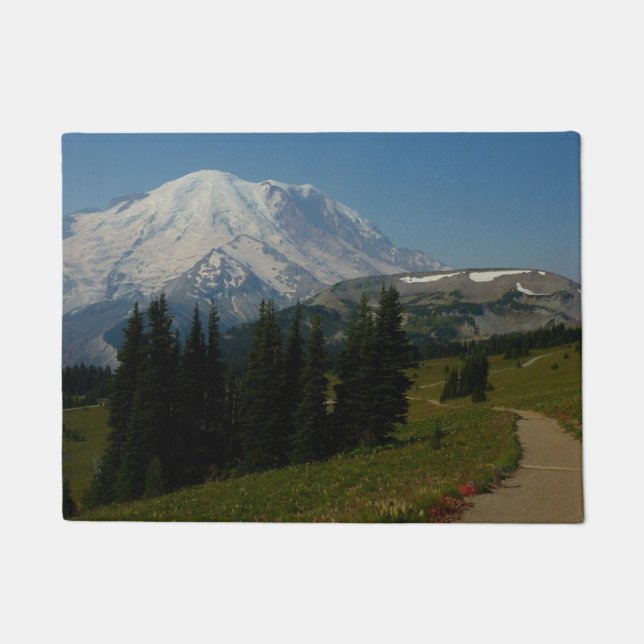 Tapete Monte Rainier visto da trilha Sourdough Ridge (Frente)