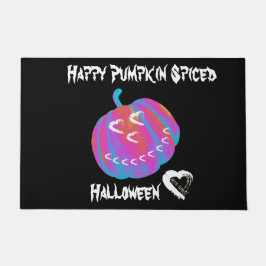 Tapete Moon Hearts Halloween Pumpkin Door Mat