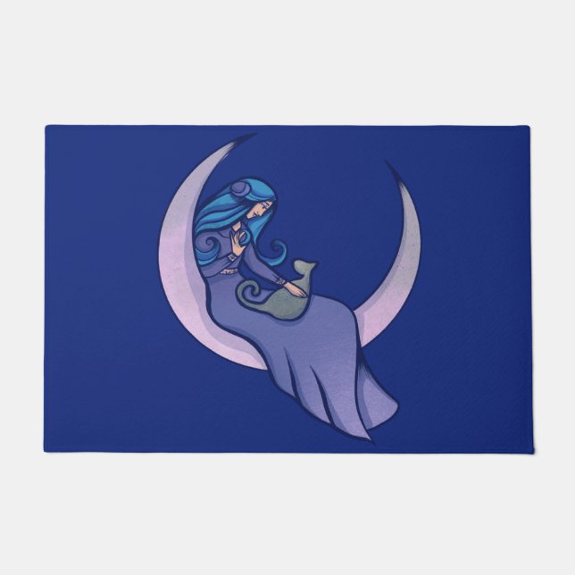 Tapete Moon Witch MoonChild Pagan Wicca Art (Frente)