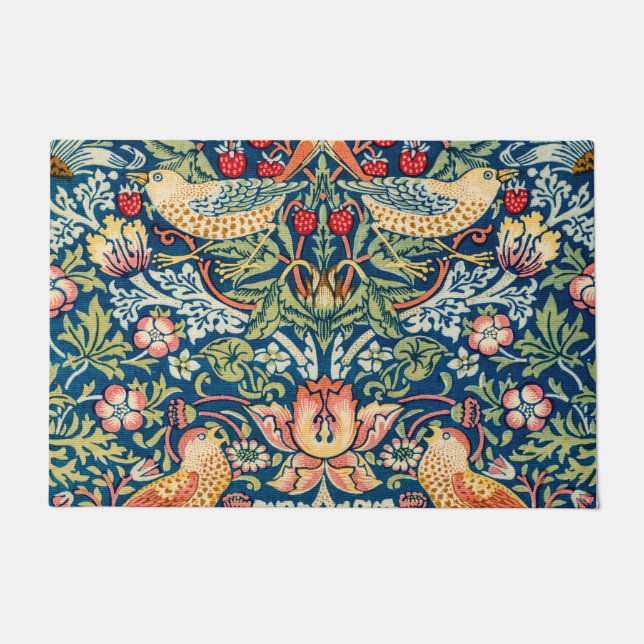 Tapete Morango - Ladrão, William Morris (Frente)