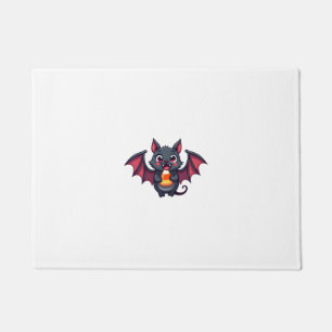 Tapete Morcego Vampiro com Doce � Camiseta de Halloween F