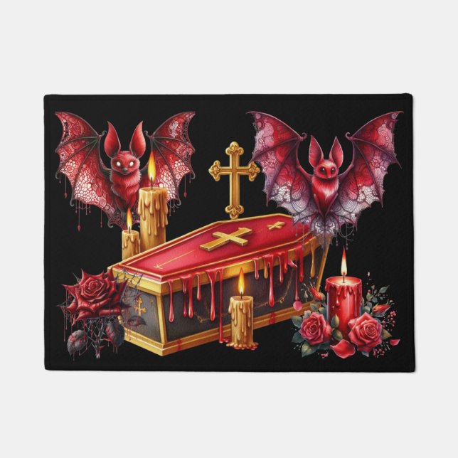 Tapete Morcegos Vampiros (Frente)