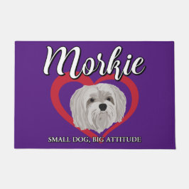 Tapete Morkie - Cachorro Pequeno, Grande Atitude - 3