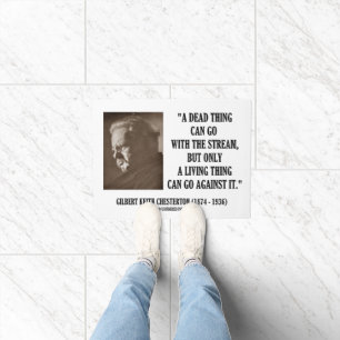 Tapete Morto com o Stream Living Thing Chesterton Qte