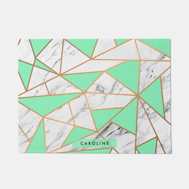 Tapete Mosaico do Ouro Marble (Frente)