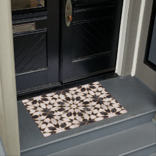 Tapete Mosaico marmorense preto e branco