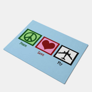 Tapete Mosca do amor da paz