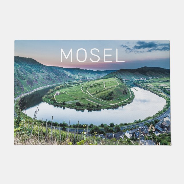 Tapete Moselle Calmont Loop Bremm Sunset River Souvenir (Frente)