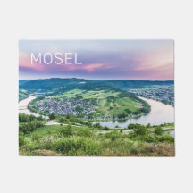 Moselle Loop Sunset Kroev Panorama Alemanha