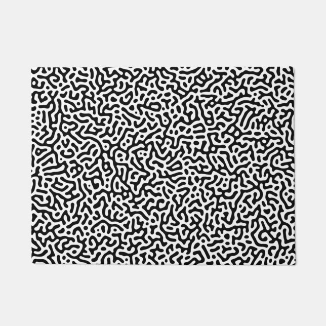 Tapete Motif de Turing Noir et Blanc (Frente)
