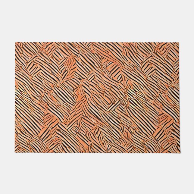 Tapete motifs de zèbre (Frente)