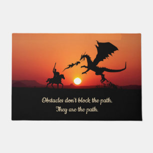 Tapete Motivação Inspiracional Fantasy Dragon Knight