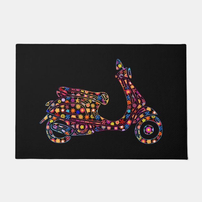 Tapete Motociclo com motor de Patinete com ventilador (Frente)