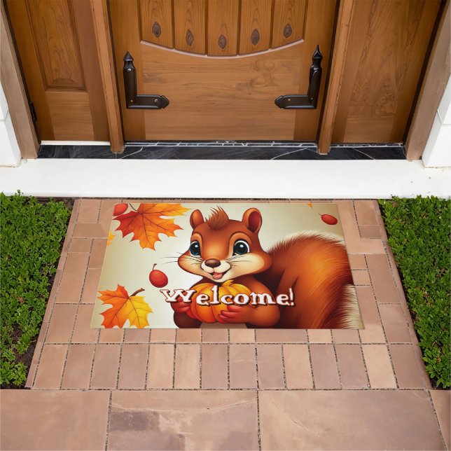 Tapete Mr. Squirrel Welcome Mat (Ar livre)