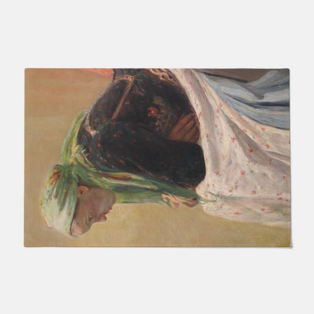 Tapete Mulher em Profundo Pensamento (por Oleksa Novakivs (Frente)