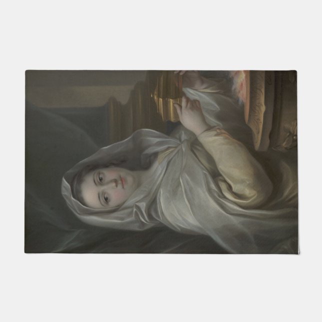 Tapete Mulher retratada como Virgem Vestal (Roma Antiga) (Frente)
