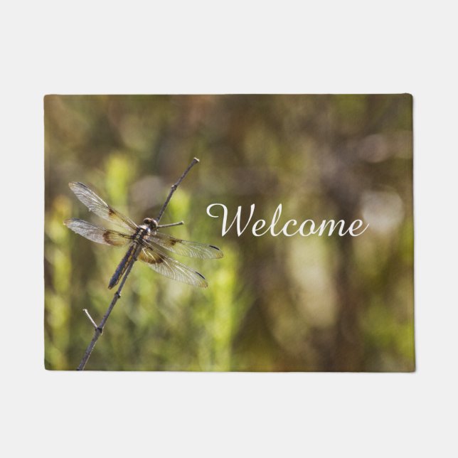 Tapete Mulher Viúva Skimmer sobre uma vara (Frente)