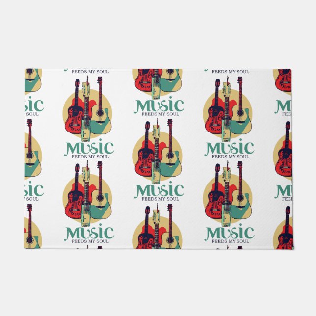 Tapete Música alimenta minha alma (Frente)