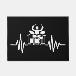 Tapete Musical Art Drummer Heartbeat