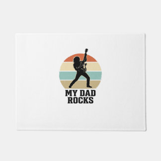 Tapete My Dad Rocks Vintage Guitar Sunset Shirt Design_1