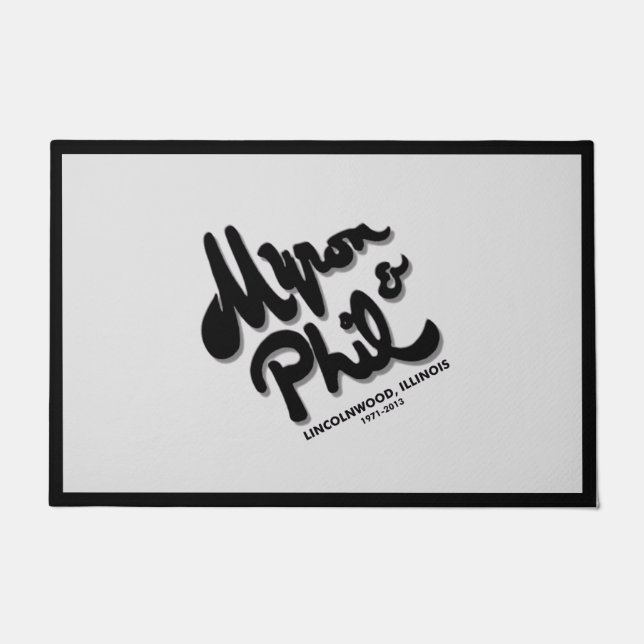 Tapete Myron e Phil's Steak House, Lincolnwood, IL Door (Frente)