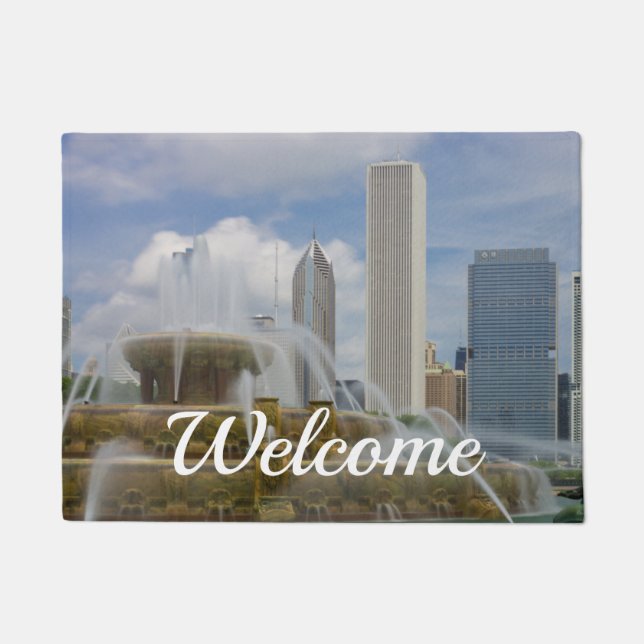 Tapete Na Buckingham Fountain Doormat (Frente)