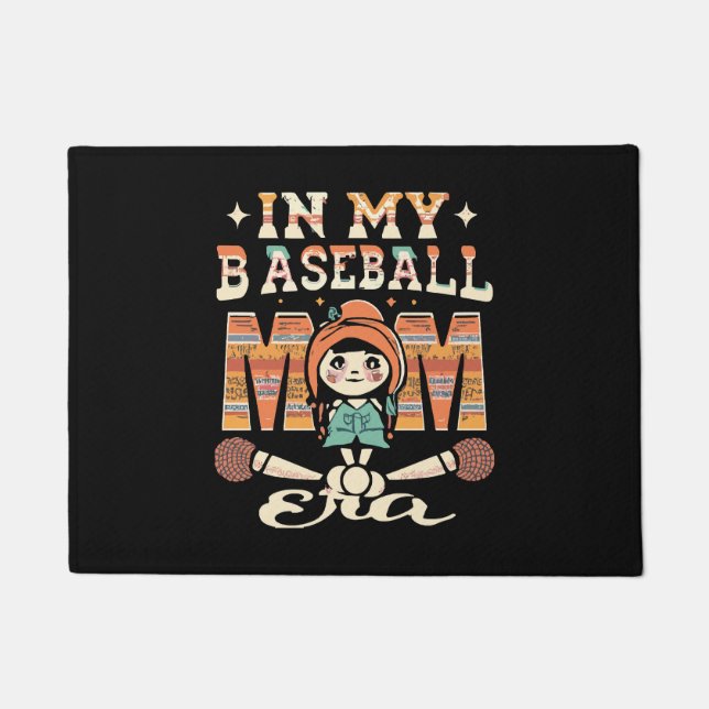 Tapete Na Minha Era de Mãe de Beisebol (Frente)