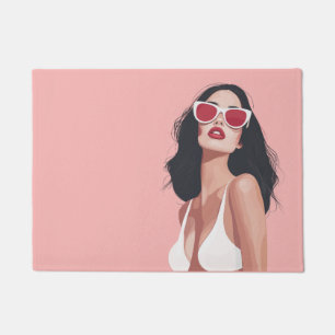 Tapete Na moda com óculos de sol ilustração de moda