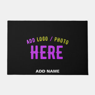 TAPETE NA MODA MODERNO PERSONALIZÁVEL NEGRO VERIFICADO CO