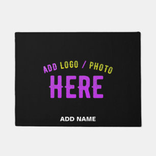 TAPETE NA MODA MODERNO PERSONALIZÁVEL NEGRO VERIFICADO CO