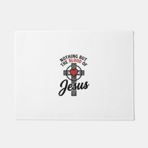 Tapete Nada Além do Sangue de Jesus Camisa Vintage Cruz