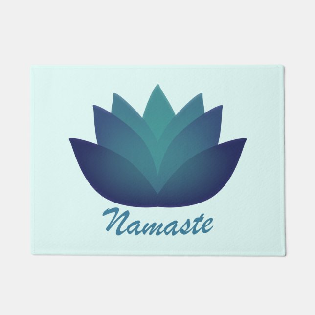 Tapete Namaste Aquamarine Lotus Flower (Frente)