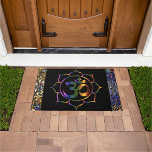 Tapete Namaste Om Lotus Rainbow Vintage