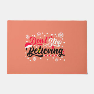 Tapete Não Pare De Acreditar Em Santa Hat Reindeer