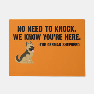 Tapete Não precisa bater no german shepherd