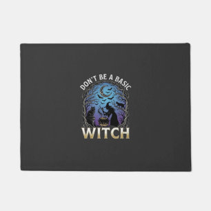 Tapete Não Seja Bruxa Básica Cauldron de Halloween Gatos