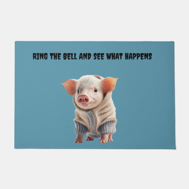 TAPETE NÃO TOQUE A PORTA DA CINTA DA PORTA (Frente)