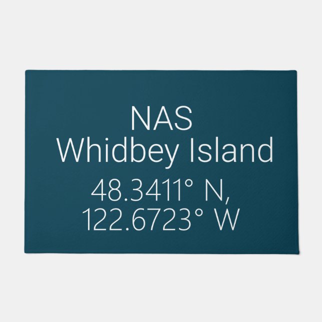 Tapete NAS Whidbey Island Latitude Longitude (Frente)