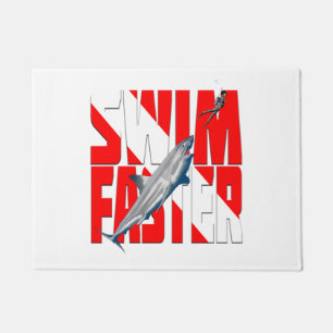 Tapete Natação de mergulho engraçada mais rápida