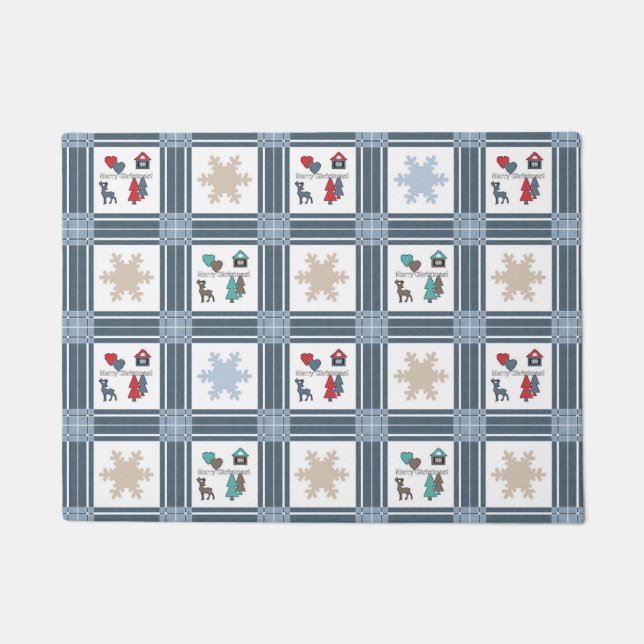 Tapete Natal, ano novo, veado (Frente)