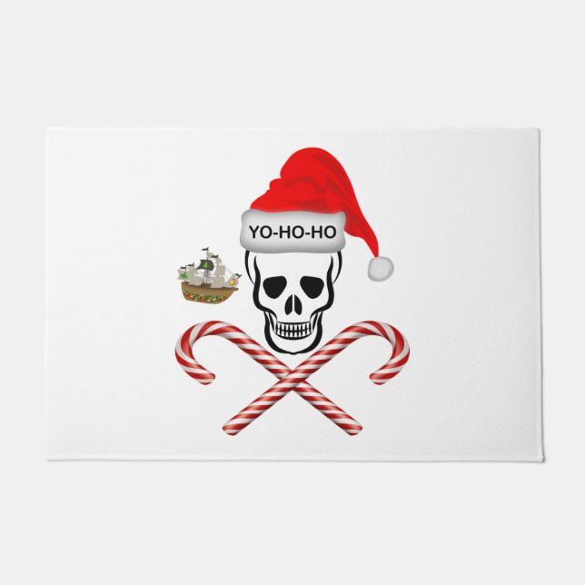 Tapete Natal, Crânio Pirata (Frente)