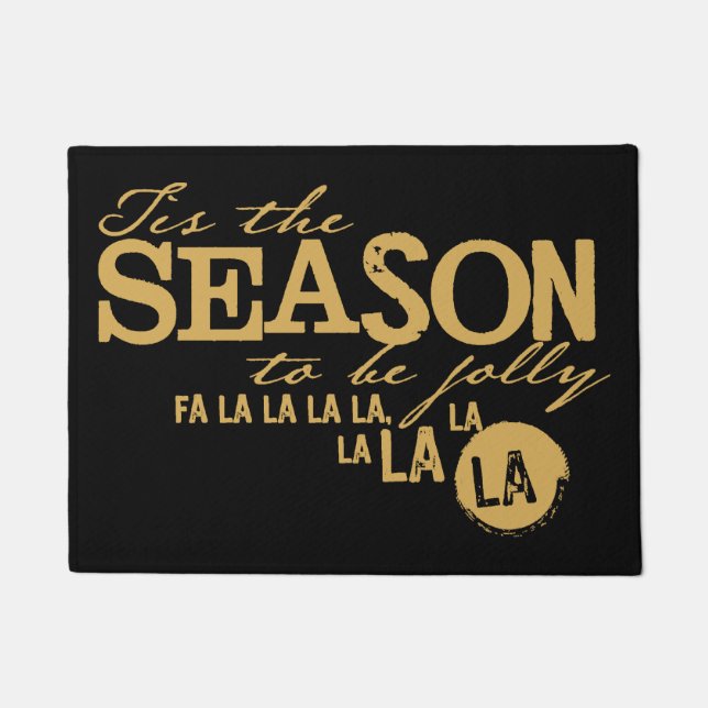 Tapete Natal Feriado Esta é a porta da temporada (Frente)
