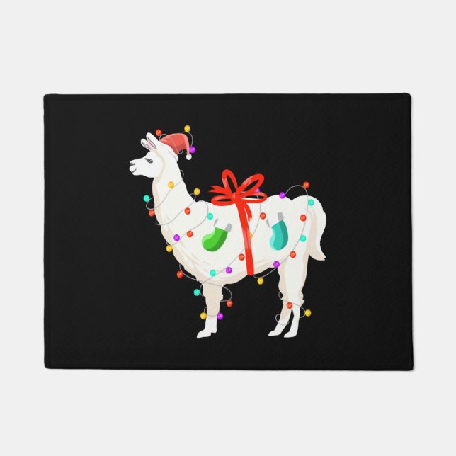 Tapete Natal - Llama (Frente)