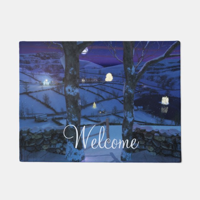 Tapete Natal na Porta Glen (Frente)