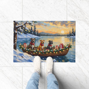 Tapete Natal no Barco de Pitbull