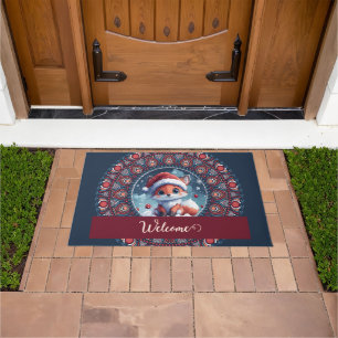 Tapete Natal Personalizado Kawaii Fox Dot Mandala