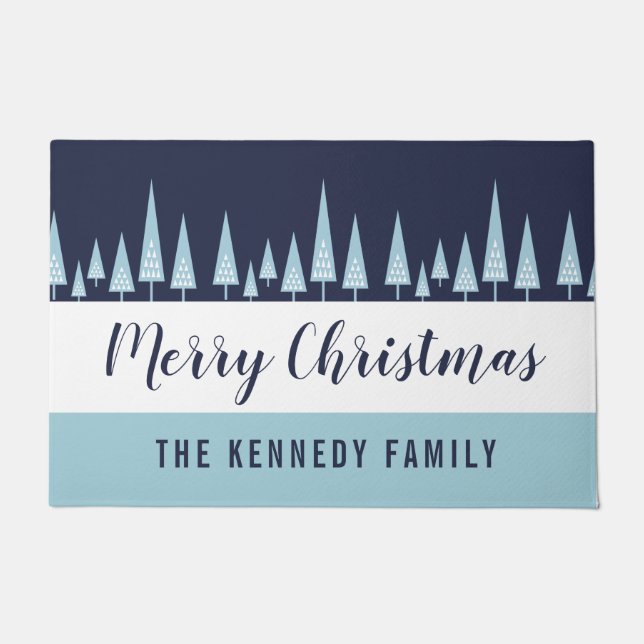 Tapete Natal personalizado moderno (Frente)